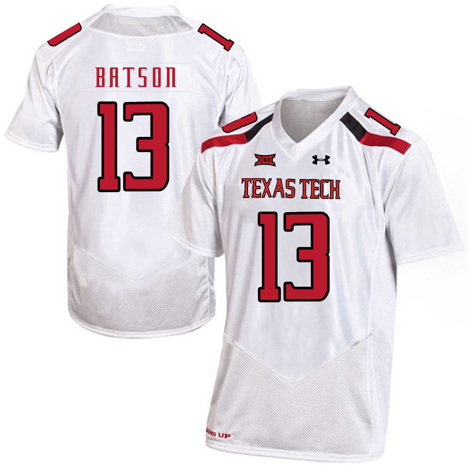 Texas Tech Red Raiders 13 Cameron Batson White College Football Jersey Dzhi,We sell and wholesale Texas Tech Red Raiders 13 Cameron Batson White College Football Jersey Dzhi on line form chian!